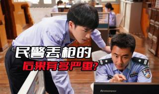 警察丢枪有什么后果
